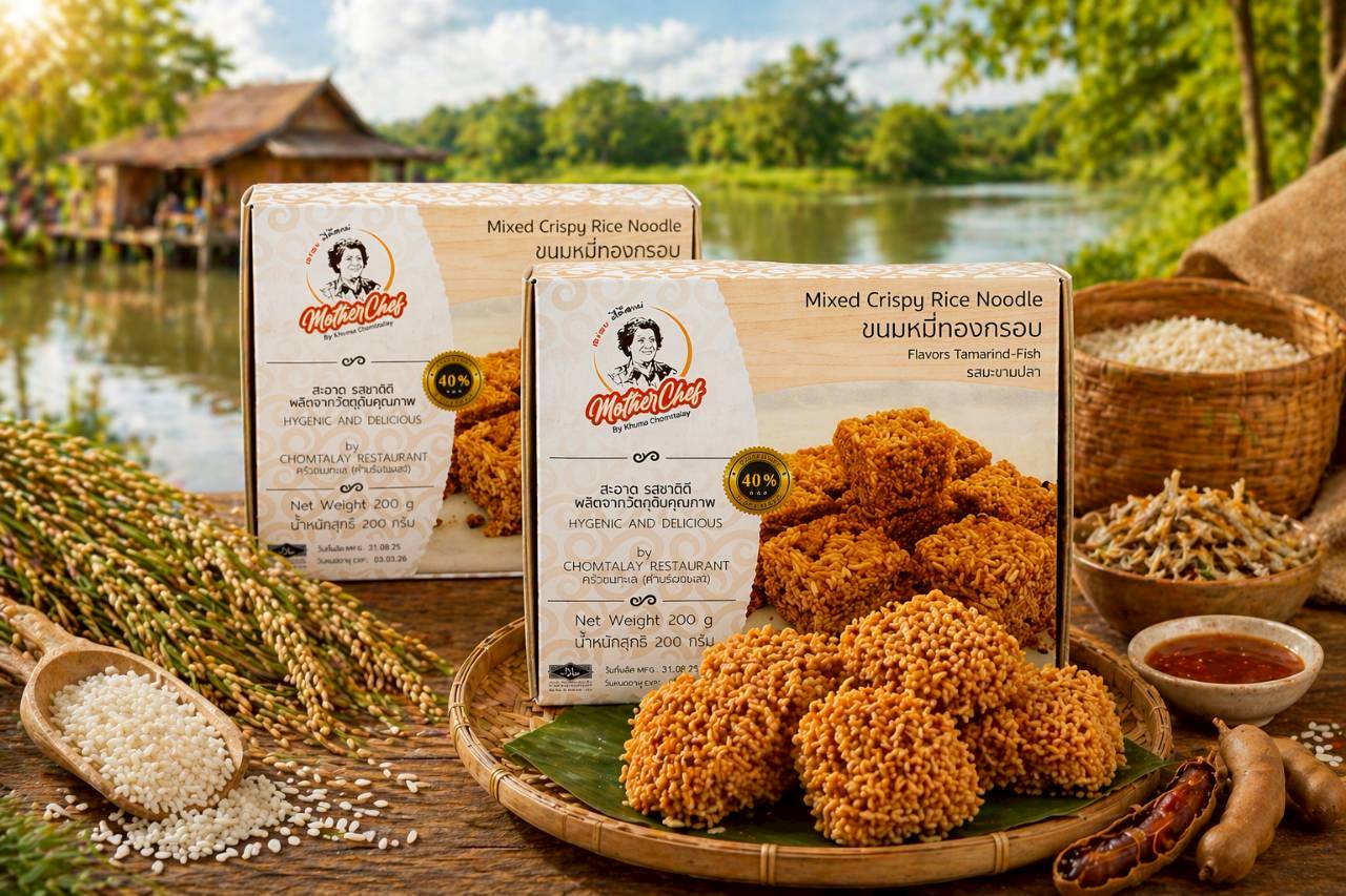 ขนมหมี่ทองกรอบ ขนมหมี่ทองกรอบ