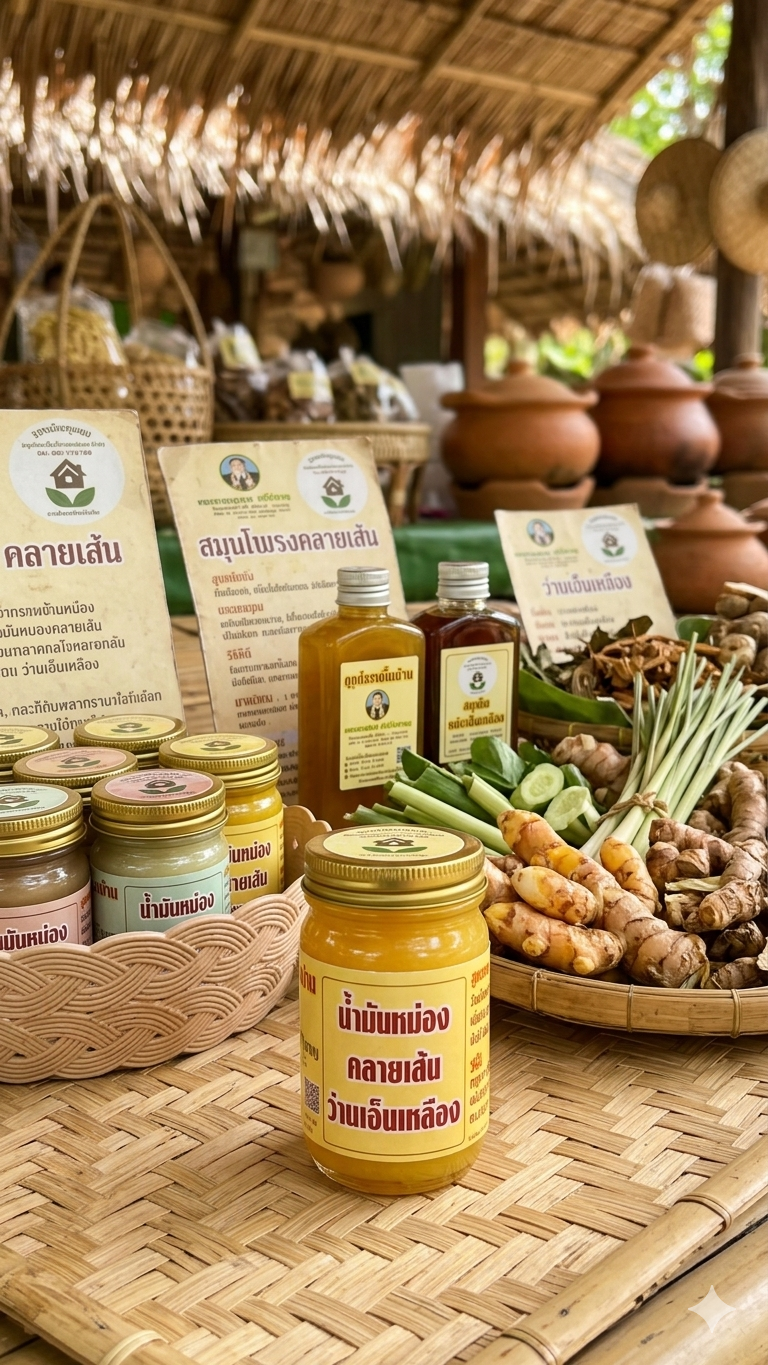 น้ำมันหม่องว่านเอ็นเหลือง น้ำมันหม่องว่านเอ็นเหลือง